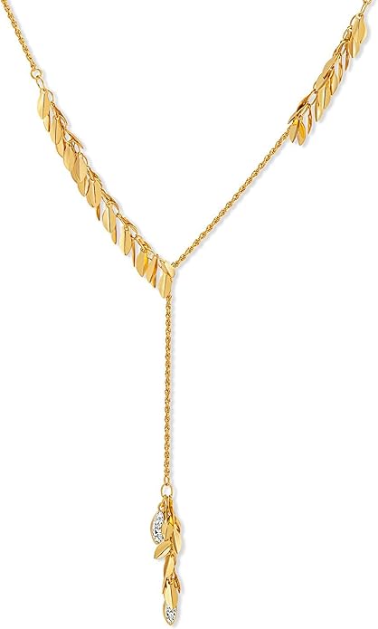 14K Gold Plated Petals Chain Necklace
