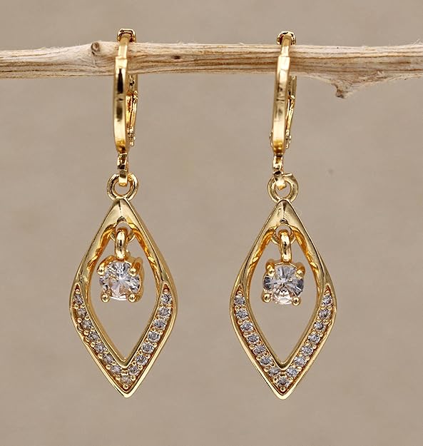 18K Gold Plated Hoop Earrings