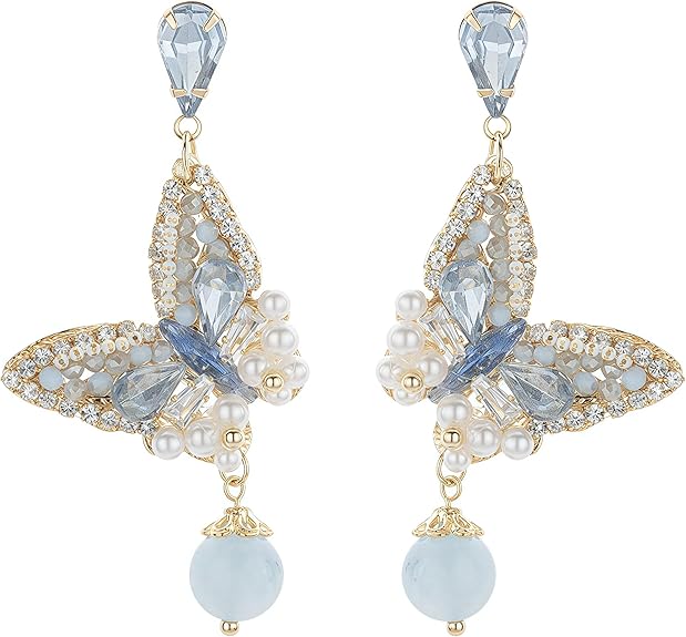 Blue Butterfly Earrings
