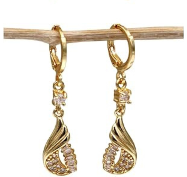 18K Gold Plated Hoop Earrings