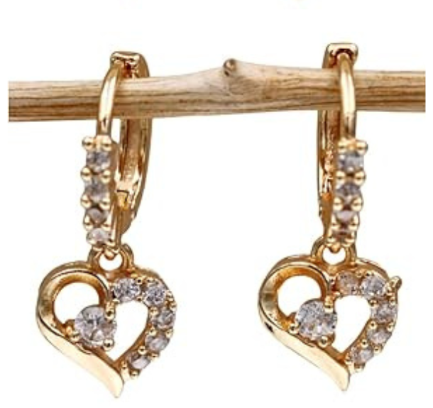 18K Gold Plated Hoop Earrings.